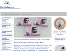 Tablet Screenshot of bildschokolade.at